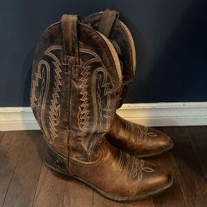 Brown Leather Espadrilles